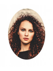 Porcelanasta slika, pravokotna, z luknjami