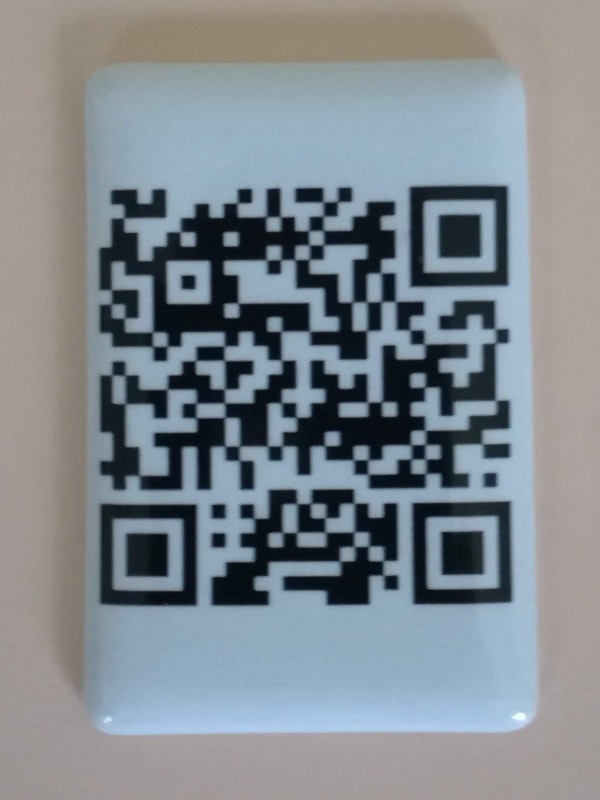 Foto de porcelana, imagen de porcelana, imagen QR, placa QR