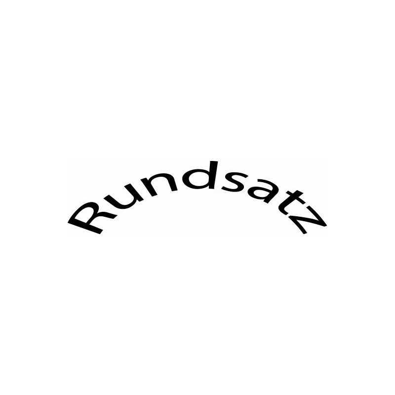 Schrift, Rundsatz -  - Porzellanfoto Hemp