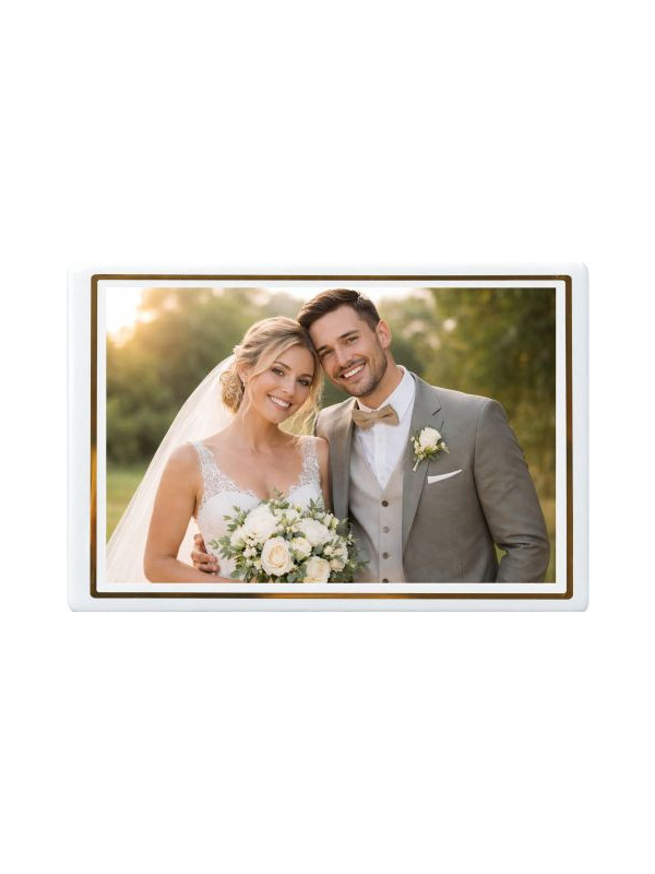 Céramique photo, photo de mariage sur porcelaine