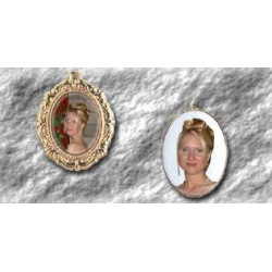 Miniatures - Miniaturen - Porzellanfoto Hemp