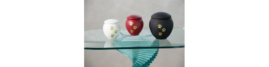 Steel urns for animals