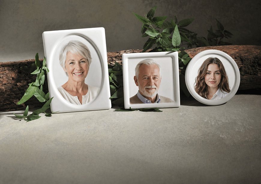 mit besonderem Rahmen